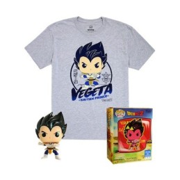 Figurine Pop! Méttalique et T-shirt Dragon Ball Z Vegeta Edition Limitée Funko Pop Suisse