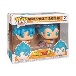 Figurine Funko Pop Pop! Dragon Ball Super Goku et Vegeta Baseball 2-pack Edition Limitée – Collection exclusive sur Figurines...