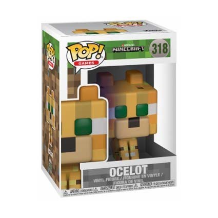 Figurine Pop! Games Minecraft Ocelot (Rare) Funko Pop Suisse
