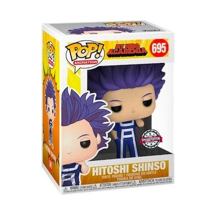 Figurine Funko Pop Pop! My Hero Academia Hitoshi Shinso Edition Limitée – Collection exclusive sur Figurines-Pop.ch, Suisse