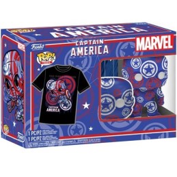 Figurine Pop! et T-shirt Artist Series Captain America Civil War Edition Limitée Funko Pop Suisse