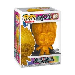 Figur Pop! Diamond Good Luck Trolls Gold Troll Doll Limited Edition Funko Pop Switzerland
