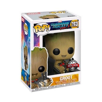 Acheter Figurine Pop Pop! Marvel Guardians of The Galaxy 2 Groot with Bomb Limited Edition Funko Pop – Stock en Suisse – Livr...