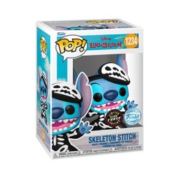 Figur Pop! Glow in the Dark Disney Lilo and Stitch Skeleton Stitch Chase Limited Edition Funko Pop Switzerland