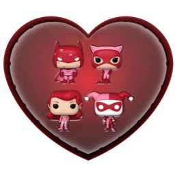 Figurine Pop! Pocket Dc Comics St Valentin 4-Pack Edition Limitée Funko Pop Suisse