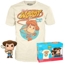 Figuren Pop! Metallisch und T-shirt Toy Story 4 Sheriff Woody Limitierte Auflage Funko Pop Schweiz