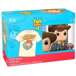 Figuren Pop! Metallisch und T-shirt Toy Story 4 Sheriff Woody Limitierte Auflage Funko Pop Schweiz