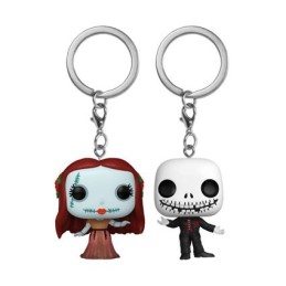 Figur Pop Pocket Keychains Nightmare Before Christmas Holiday Jack and Sally 2-Pack Limited Edition Funko Pop Switzerland