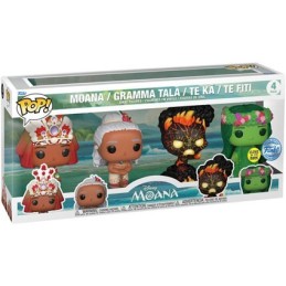 Figuren Pop! Phosporeszierend Disney Moana 4-Pack Limitierte Auflage Funko Pop Schweiz