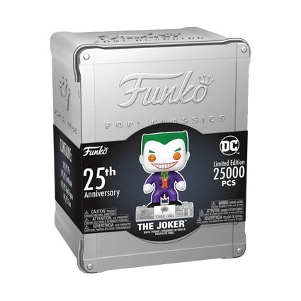 Figuren Pop! Dc Comics The Joker 25. Geburtstag mit Pin und Münze Alluminium Box Limitierte Auflage Funko Pop Schweiz Figuren Pop! Dc Comics The Joker 25. Geburtstag mit Pin und Münze Alluminium Box Limitierte Auflage Funko Pop Schweiz