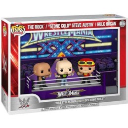 Figuren Pop! Moments Deluxe Catch WWE Wrestlemania 30 Opening Toast 3-Pack Funko Pop Schweiz
