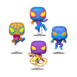 Figuren Pop! Blacklight Miles Morales 4-Pack Limitierte Auflage Funko Pop Schweiz