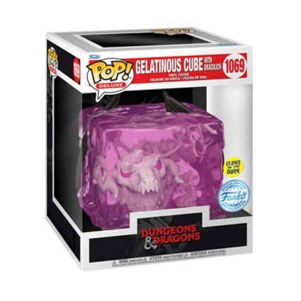 Figur Pop! Glow in the Dark Deluxe Dungeons and Dragons Gelatinous Cube with Dracolich Limited Edition Funko Pop Switzerland