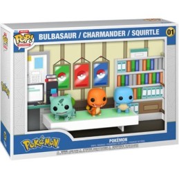 Figurine Pop! Moment Pokemon Starter Pokemon Bulbasaur Charmander et Squirtle 3-Pack Edition Limitée Funko Pop Suisse