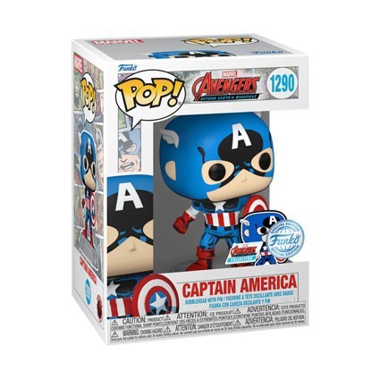 Pop! Captain America 60. Geburtstag mit Pin Limitierte Auflage