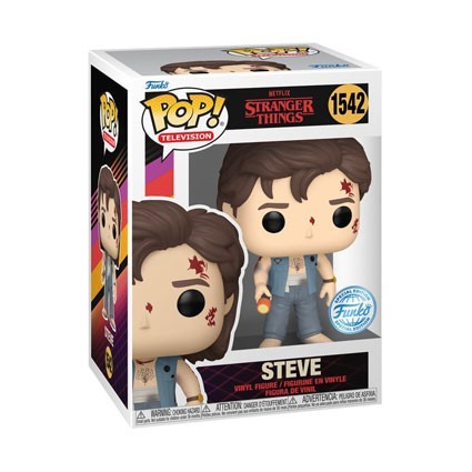 Acheter figurine Funko Pop Pop! Stranger Things Steve Battle Damage Edition Limitée – Figurines-Pop.ch, livraison rapide en S...