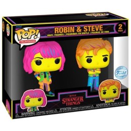 Acheter figurine Funko Pop Pop! Blacklight TV Stranger Things Robin et Steve 2-Pack Edition Limitée – Figurines-Pop.ch, livra...