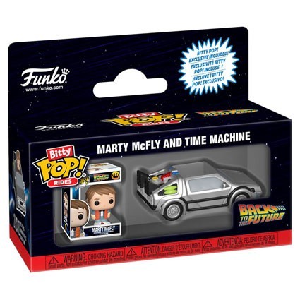 Pop! Bitty Rides Zurück in die Zukunft Marty McFly and Time Machine