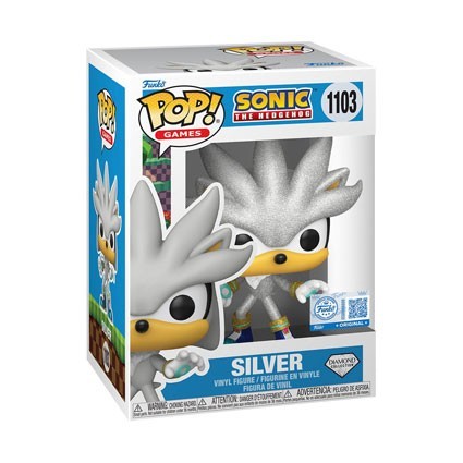 Pop! Diamond Sonic The Hedgehog Silver The Hedgehog Edition Limitée
