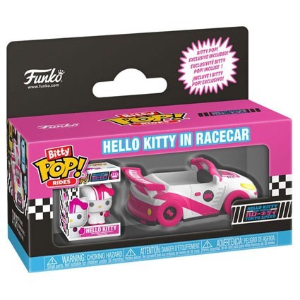 Pop! Bitty Ride Sanrio Racecar with Hello Kitty