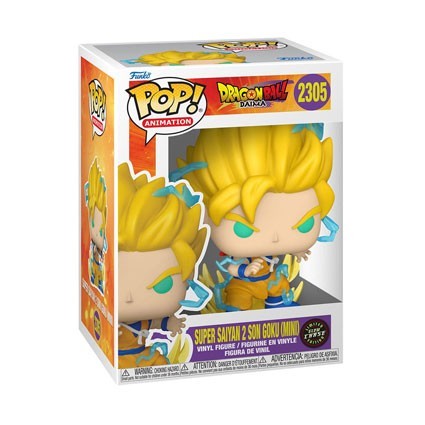 Pop! Phosphorescent Manga Dragon Ball Daima Super Saiyan Son Goku Mini Chase Edition Limitée
