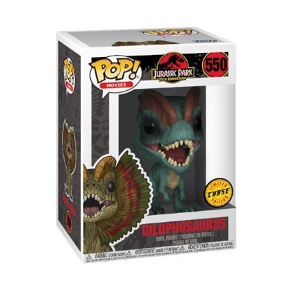 Funko Pop Figure Pop! Jurassic Park Dilophosaurus Chase Limited Edition – Exclusive collection at Figurines-Pop.ch, Switzerland