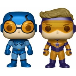 Figur Pop! Metallic DC Heroes Blue Beetle and Booster Gold 2 Pack Limited Edition Funko Pop Switzerland